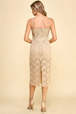 Load image into Gallery viewer, Corset Midi Dress | ABND0679 | INSTOCK