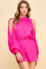 Load image into Gallery viewer, Off the Shoulder Romper | ABNB0645