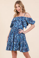Load image into Gallery viewer, Off-the-Shoulder Mini Dress | ABND0812