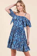 Load image into Gallery viewer, Off-the-Shoulder Mini Dress | ABND0812