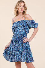 Load image into Gallery viewer, Off-the-Shoulder Mini Dress | ABND0812