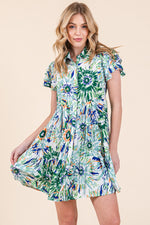 Load image into Gallery viewer, Ruffle Mini Dress | ABND0815