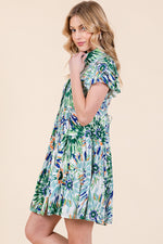 Load image into Gallery viewer, Ruffle Mini Dress | ABND0815