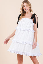 Load image into Gallery viewer, Tiered Ruffle Dress | ABED7502