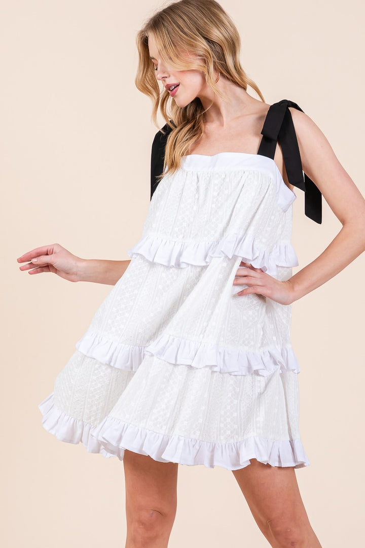 Tiered Ruffle Dress | ABED7502