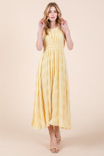 Load image into Gallery viewer, Tiered Ruffle Halter Dress | ABED7512