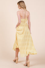 Load image into Gallery viewer, Tiered Ruffle Halter Dress | ABED7512