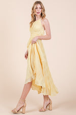 Load image into Gallery viewer, Tiered Ruffle Halter Dress | ABED7512