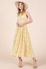 Load image into Gallery viewer, Tiered Ruffle Halter Dress | ABED7512