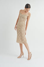 Load image into Gallery viewer, Corset Midi Dress | ABND0679 | INSTOCK