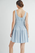 Load image into Gallery viewer, Sleeveless Cotton Mini Dress | ABSD7542