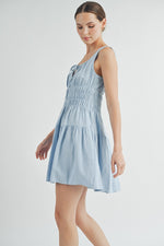 Load image into Gallery viewer, Sleeveless Cotton Mini Dress | ABSD7542