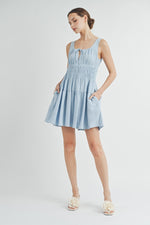 Load image into Gallery viewer, Sleeveless Cotton Mini Dress | ABSD7542