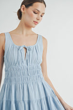 Load image into Gallery viewer, Sleeveless Cotton Mini Dress | ABSD7542