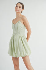 Load image into Gallery viewer, Corset Bubble Hem Mini Dress | ABND0631-2