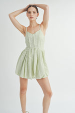 Load image into Gallery viewer, Corset Bubble Hem Mini Dress | ABND0631-2