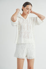 Load image into Gallery viewer, Sweater Hoodie Top & Shorts | ABES7500