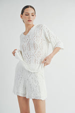 Load image into Gallery viewer, Sweater Hoodie Top & Shorts | ABES7500