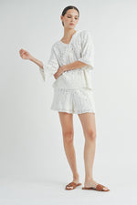 Load image into Gallery viewer, Sweater Hoodie Top & Shorts | ABES7500