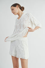 Load image into Gallery viewer, Sweater Hoodie Top & Shorts | ABES7500