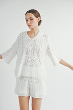 Load image into Gallery viewer, Sweater Hoodie Top & Shorts | ABES7500