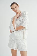 Load image into Gallery viewer, Sweater Hoodie Top & Shorts | ABES7500