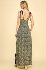 Load image into Gallery viewer, Mixed Overlap Maxi dress / S#ABDD0115