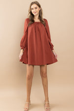 Load image into Gallery viewer, Smocked On-Off shoulder Dress | ABDD0168