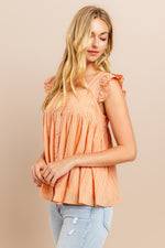 Load image into Gallery viewer, Flare bottom Blouse / S#ABDT0107