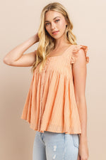 Load image into Gallery viewer, Flare bottom Blouse / S#ABDT0107