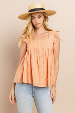 Load image into Gallery viewer, Flare bottom Blouse / S#ABDT0107