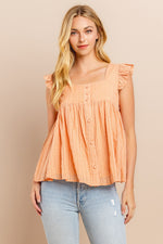 Load image into Gallery viewer, Flare bottom Blouse / S#ABDT0107