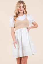 Load image into Gallery viewer, Two Piece Set Mini Dress / STLE#ABED7500