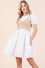 Load image into Gallery viewer, Two Piece Set Mini Dress / STLE#ABED7500