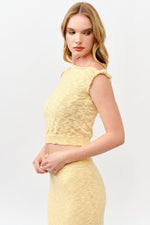 Load image into Gallery viewer, Chic Knitted Asymmetrical Set l ABES7544 I YELLOW I SHIP 05/15/25