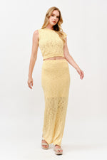 Load image into Gallery viewer, Chic Knitted Asymmetrical Set l ABES7544 I YELLOW I SHIP 05/15/25