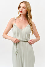 Load image into Gallery viewer, Tie Waist Jumpsuit / S#ABHJ0108