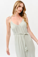 Load image into Gallery viewer, Tie Waist Jumpsuit / S#ABHJ0108