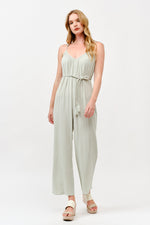 Load image into Gallery viewer, Tie Waist Jumpsuit / S#ABHJ0108