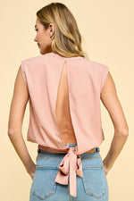 Load image into Gallery viewer, Tie Back top / S#ABHT0105