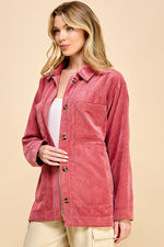 Load image into Gallery viewer, Boyfriend Oversized Corduroy Shacket / S#AIB3014