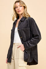Load image into Gallery viewer, Boyfriend Oversized Corduroy Shacket / S#AIB3014