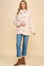 Load image into Gallery viewer, Boyfriend Oversized Corduroy Shacket / S#AIB3014