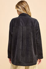 Load image into Gallery viewer, Boyfriend Oversized Corduroy Shacket / S#AIB3014
