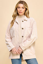 Load image into Gallery viewer, Boyfriend Oversized Corduroy Shacket / S#AIB3014