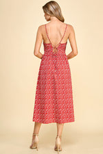 Load image into Gallery viewer, Cami Bow Front Midi Dress / S#HD5053