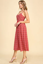 Load image into Gallery viewer, Cami Bow Front Midi Dress / S#HD5053