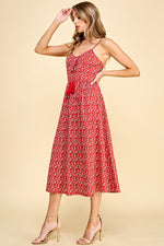 Load image into Gallery viewer, Cami Bow Front Midi Dress / S#HD5053