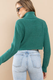 Turtle Neck Crip Sweater I ABHS0137