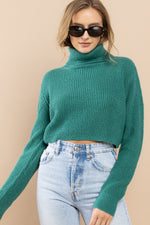 Load image into Gallery viewer, Turtle Neck Crip Sweater I ABHS0137
